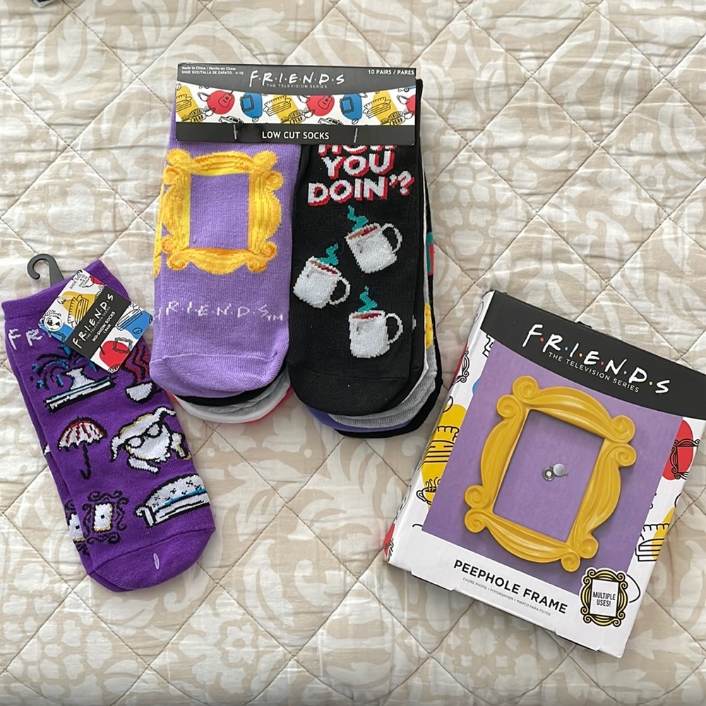 FRIENDS Bundle socks and picture frame